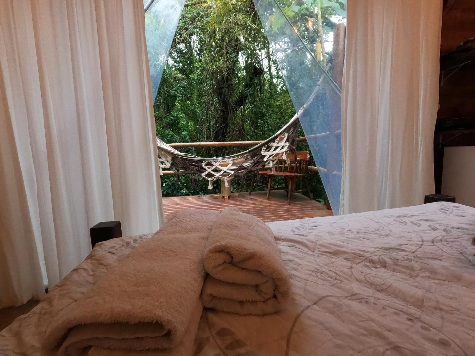 Bangalo Na Acqua Jungle Lodge Vila do Abraao ภายนอก รูปภาพ